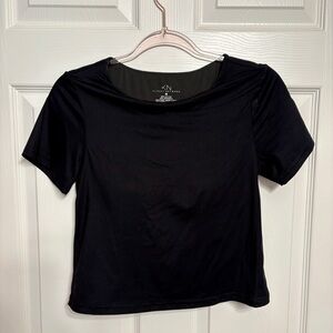 Klassy Network Black Short Sleeve Top